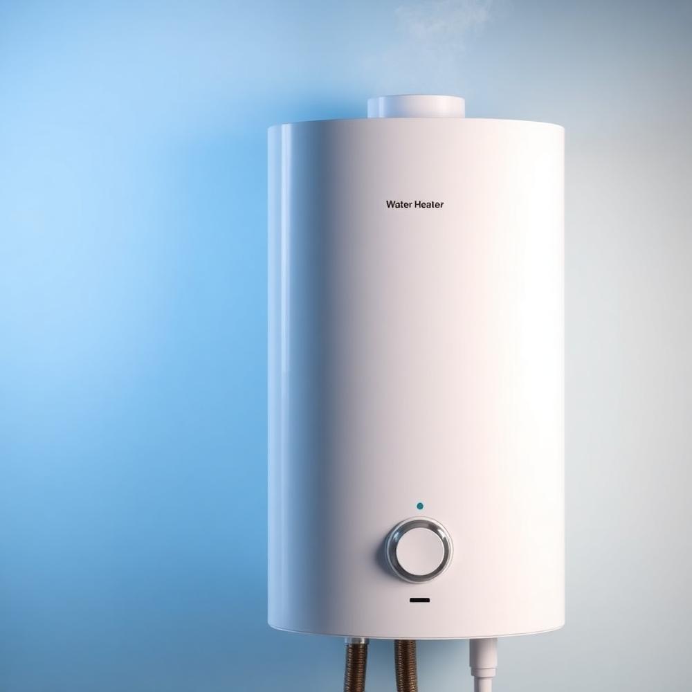 Modern electric storage geyser serviced by Sri Sai Enterprises
